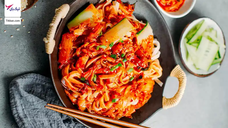 غذاهای رستوران کره ای سوآن