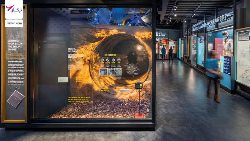 تونل جاسوسی آمریکا در موزه بین المللی جاسوسی