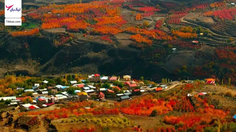 روستای کامان از جاذبه های گردشگری الموت