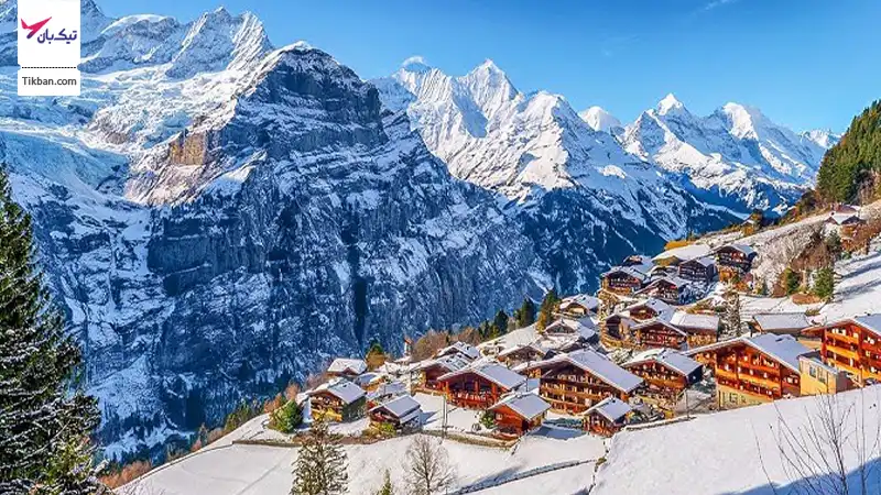 خانه های زیبای چوبی در مورن