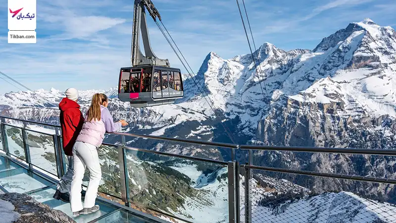 تله کابین روستای مورن سوییس