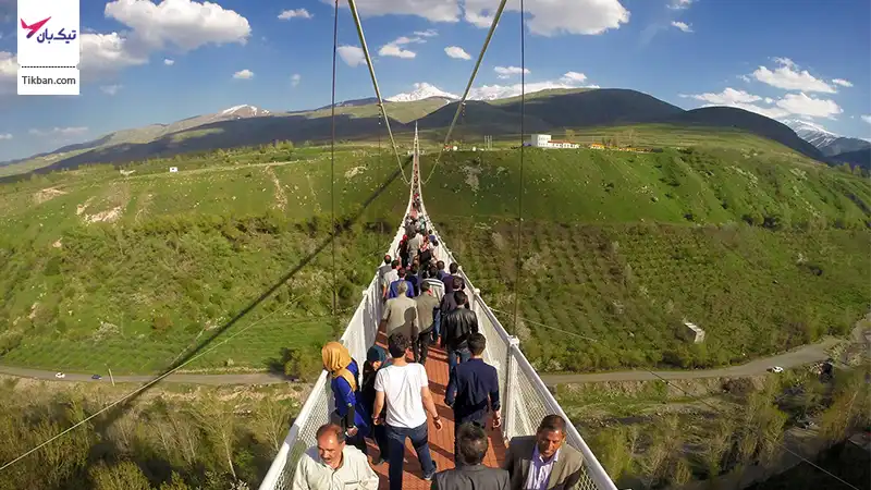 طولانی ترین پل معلق ایران