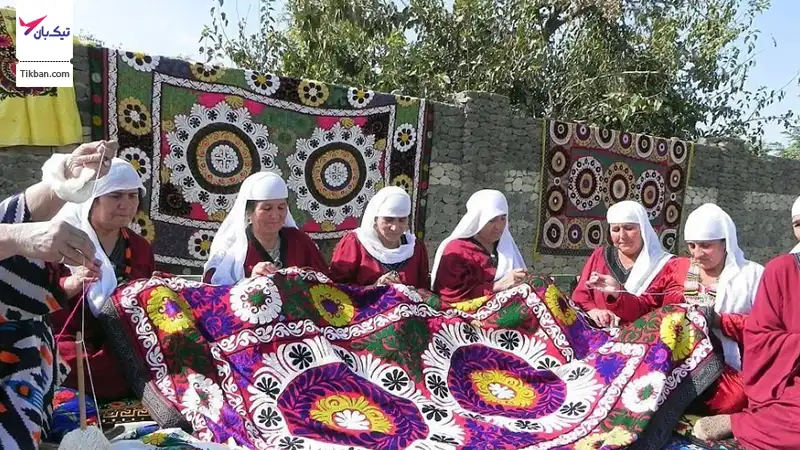 پارچه های سنتی تاجیکی