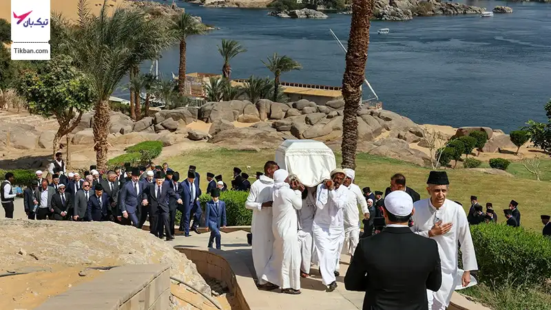 مراسم خاکسپاری در تاجیکستان