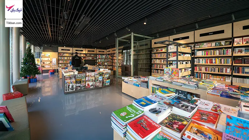 کتابخانه و فضای مطالعه موزه گازهانه