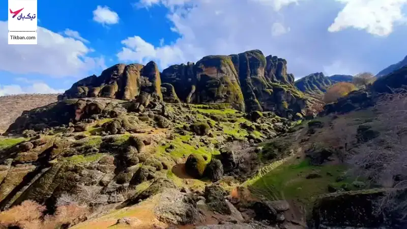 طبیعت اطراف آبشار نوژیان