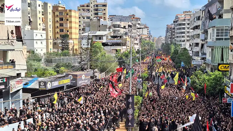 مراسم محرم در لبنان و جنوب بیروت